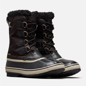 Sorel Men's Black Faux Fur Boots